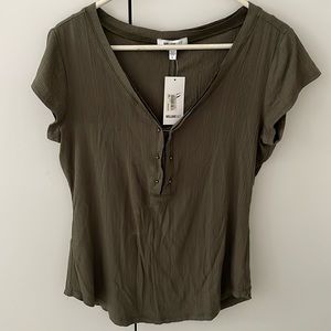 NWT! William Rast Olive T-Shirt